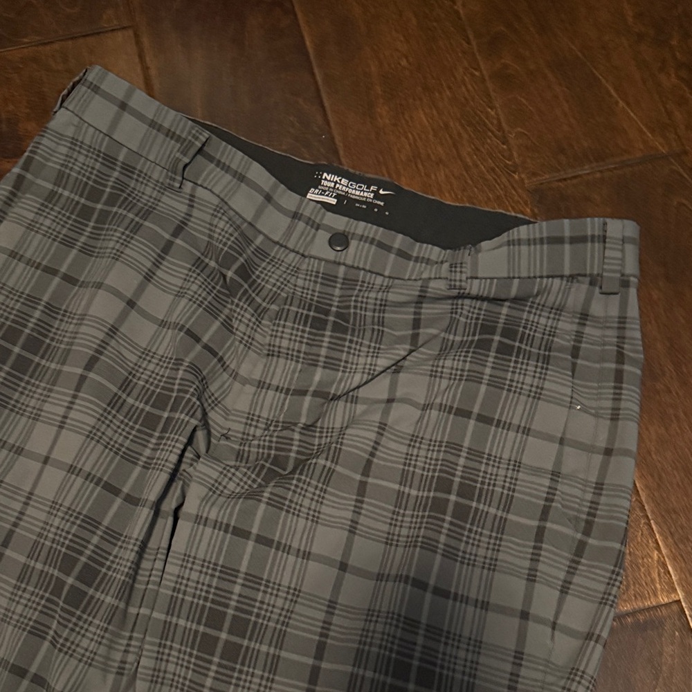 Nike Golf Dri Fit Plaid Pants